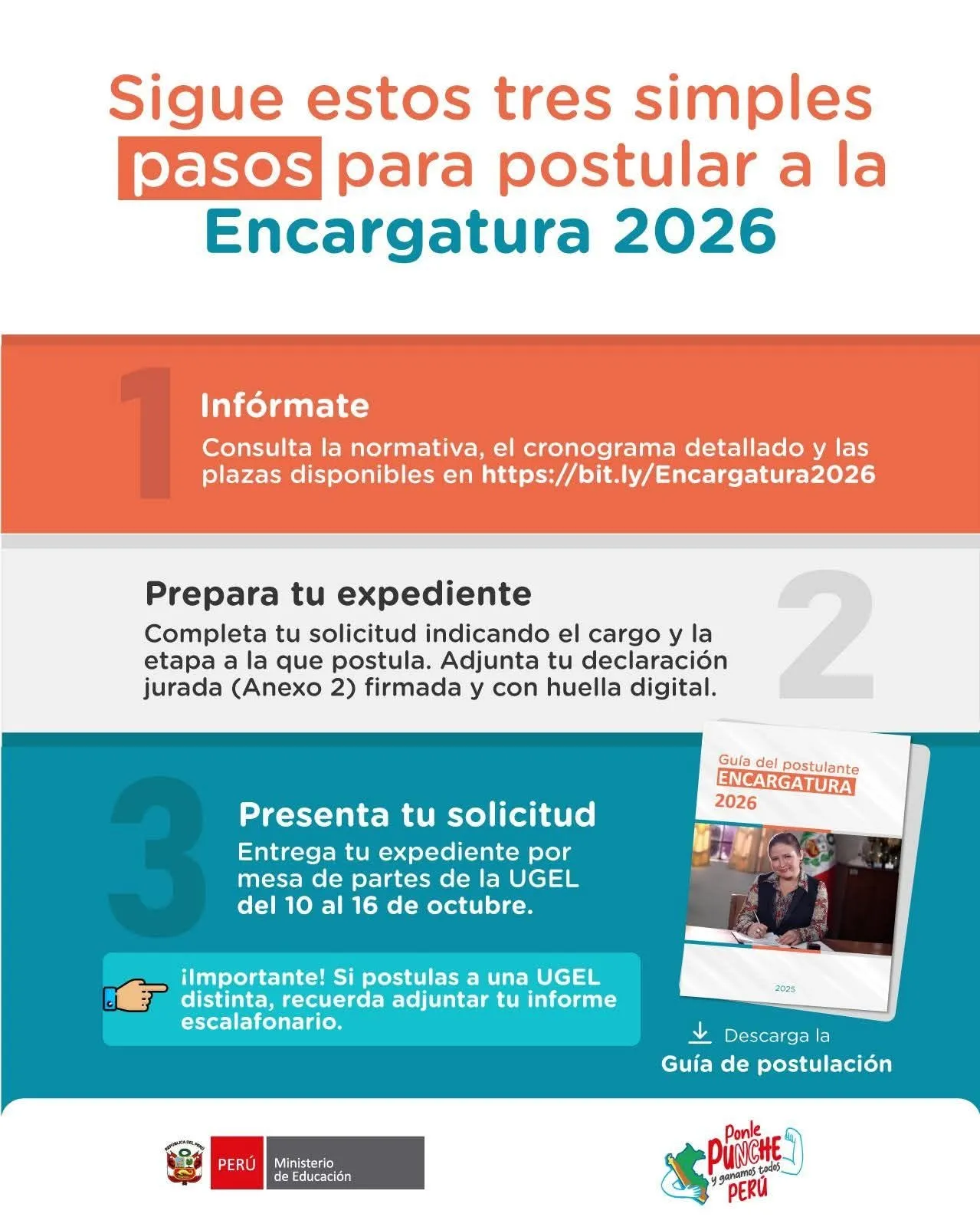 Encargatura de Dirección 2026